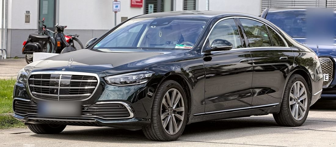 Luxury saloon car
